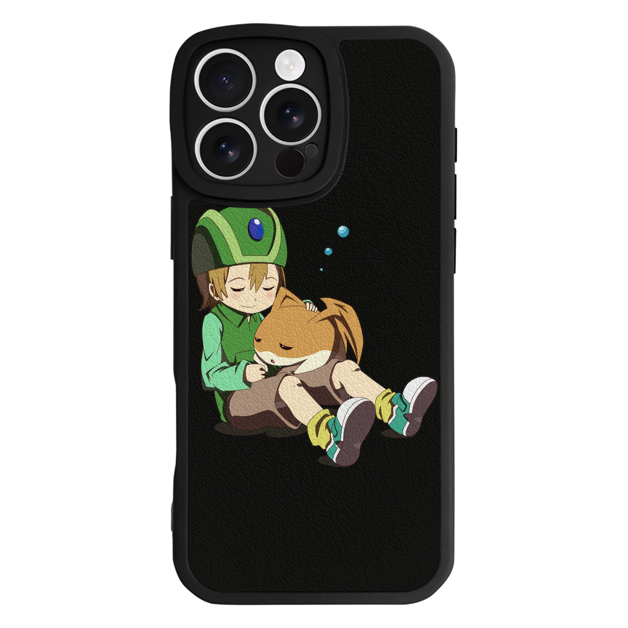 （画像用） Digimon デジタルモンスター/デジモン 【iPhone 16シリーズ対応】シリコンスマホケース（レザー調） 材質：シリコン